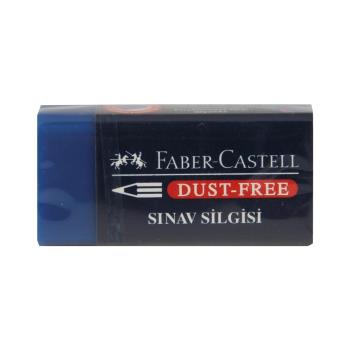 Faber Castell 187170 Dust-Free Küçük Sınav Silgisi - Mavi