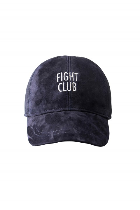 Fight Club Lacivert Süet Şapka