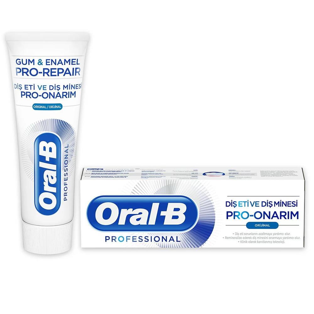 Oral B Professional Diş Eti ve Diş Minesi Pro-Onarım Orijinal Diş Macunu 75ml